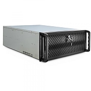 Кутия за сървър InterTech 4U-4129L - Mini ITX, mATX, ATX, ATX, SSI EEB, Чернa